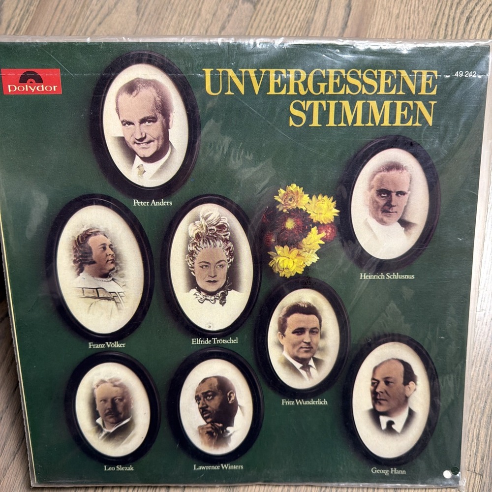 Unvergessene Stimmen (unforgettable Voices) Compilation Polydor Vinyl 49242 Rare